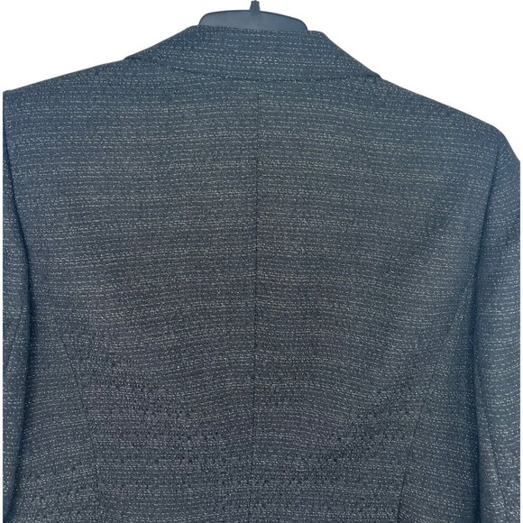 Kasper Womens Time to Shine Black/White Sparkle Suit Set Size 14P - Picture 11 of 16